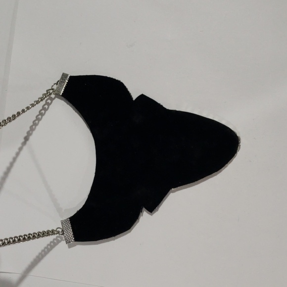 Vintage-Inspired Silver Mosaic Statement Necklace - Women's Fashion Jewelry - Picture 9 of 10